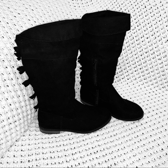 New | Cat & Jack | Boots | Black | 6 - Picture 3 of 8